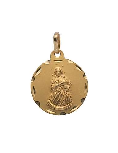 Medalla Santa Inmaculada  18 mm y 2.20 grms
