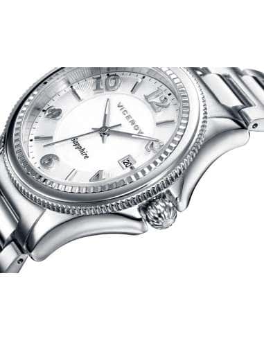 Reloj para Mujer Viceroy de Acero Plateado con Diamantes y Cristal de Zafiro