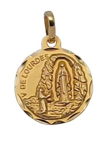 Medalla Santa Lourdes 16mm 1.90 grms