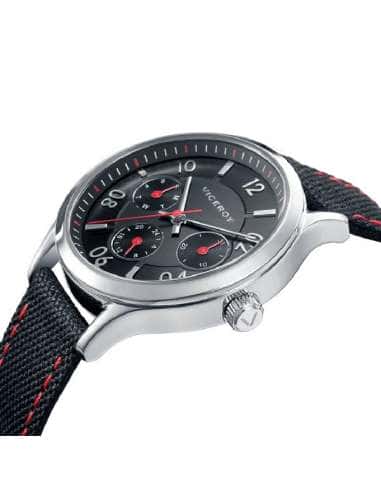 Reloj para Niño con Correa Negra y Detalles en Rojo- Viceroy 401099-55