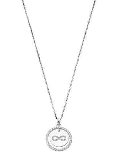 Collar para Mujer infinito con circonitas de plata de ley - Lotus  LP1954-1/3
