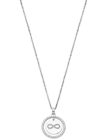 Collar para Mujer infinito con circonitas de plata de ley - Lotus  LP1954-1/3