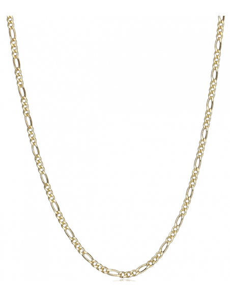 Cadena Caballero eslabón 3x1 - Oro Amarillo 18k