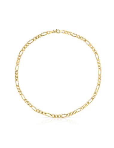 Cadena Caballero eslabón 3x1 Oro - Oro Amarillo 18k