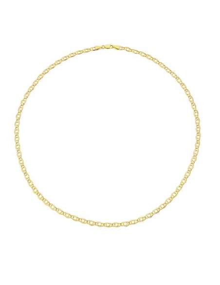 Cadena para Caballero Ojo de Perdiz  - Oro amarillo18k