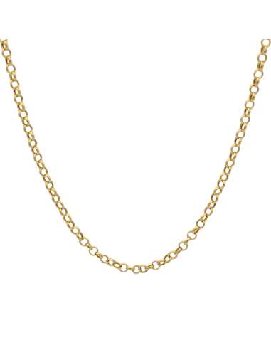 Cadena Caballero eslabón Roll-on de oro - Oro amarillo 18k