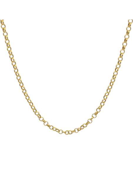 Cadena Caballero eslabón Roll-on de oro - Oro amarillo 18k