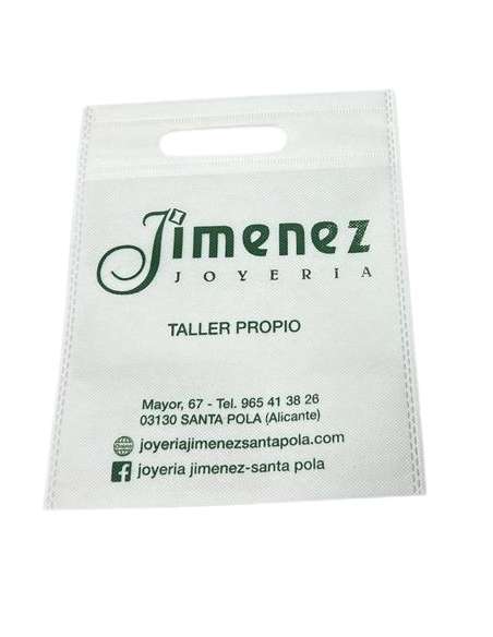 Pendientes para Mujer Aro 16mm circunferencia con circonitas - Oro Blanco 18K