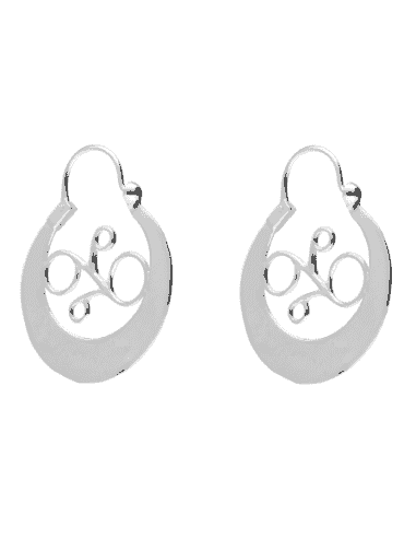 Pendientes Aro canario de plata de ley – Plata 925
