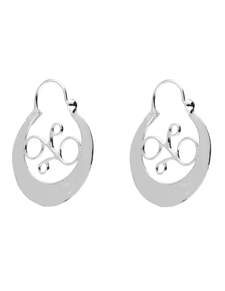 Pendientes Aro canario de plata de ley – Plata 925