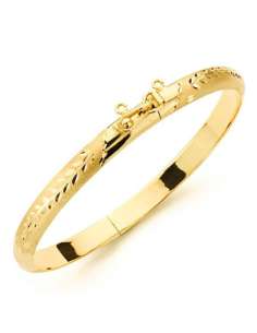 Pulsera para Mujer Media Caña de Oro - Oro amarillo 18K