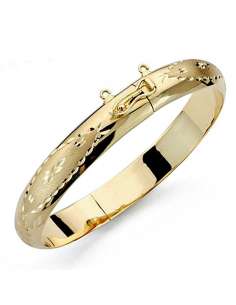 Pulsera para Mujer Media Caña - Oro amarillo 18K