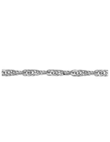 Cadena Singapur  Oro Blanco - Oro Blanco 18K