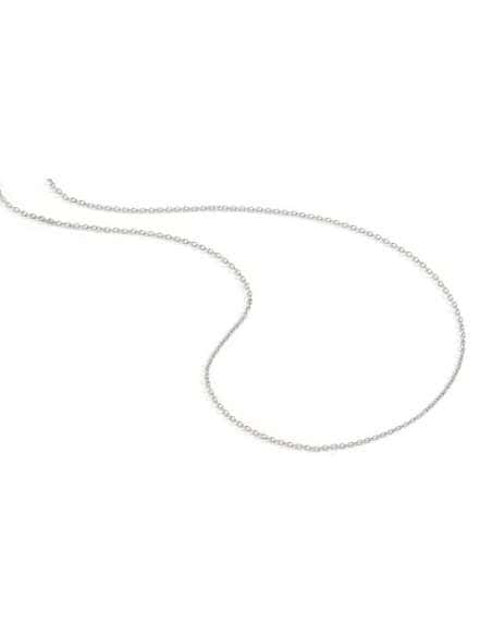 Cadena  Oro Blanco Rolon - Oro Blanco 18K