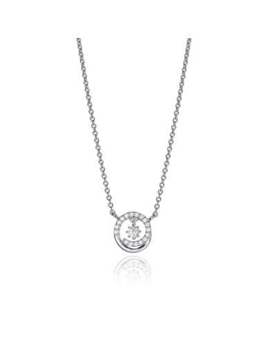 Collar para Mujer de plata de ley Aro en espiral con circonitas - Viceroy 71033C000-38