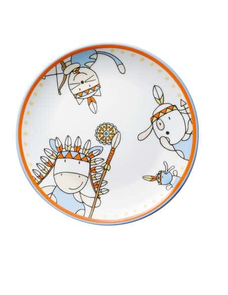 Vajilla Infantil Indio One Moema 7 Piezas (Grabado incluido) - Puresings LU6084