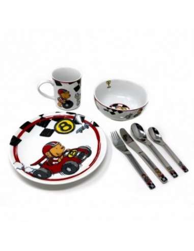 Vajilla Infantil  One Quick de 7 Piezas con...