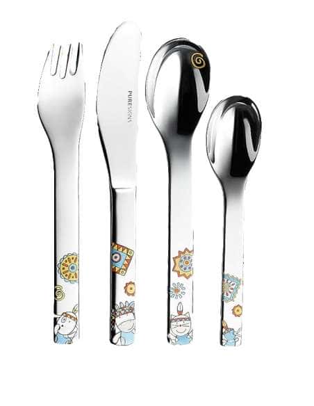 Vajilla Infantil Indio One Moema 7 Piezas (Grabado incluido) - Puresings LU6084