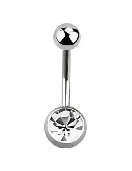 Piercing para ombligo Belly Banana - Acero quirúrgico (8mm)