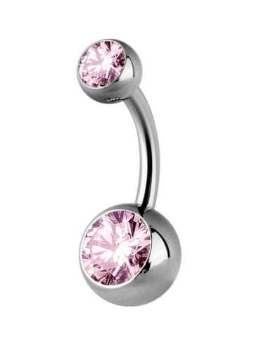 Piercing para ombligo Belly Banana - Acero quirúrgico (10mm)