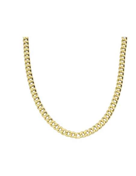 Cadena Caballero Barbada - Oro Amarillo 18k