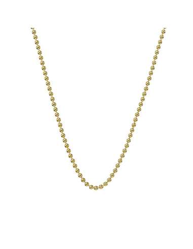 Cadena Bolitas de Oro Amarillo  - Oro Amarillo 18K