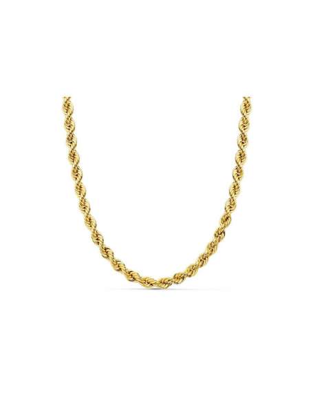 Cadena trenzada o Cordón Salomónico Unisex  - Oro Amarillo 18K