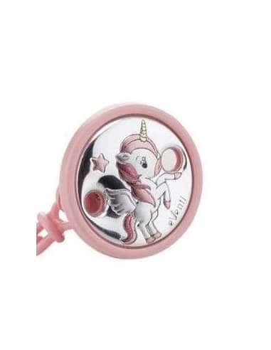 Pinza Infantil Chupete Unicornio Rosa - Eventi EV3243/01