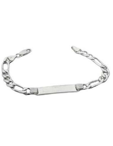 Pulsera esclava con Eslabones 3x1 - Plata de ley