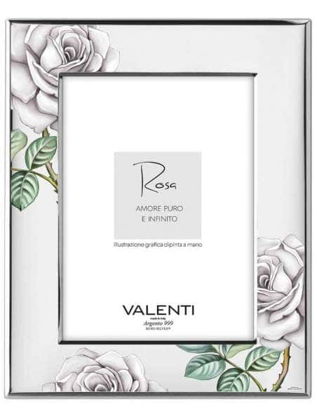 Marco de Fotos Rosas Esmalte a Color - Valenti 52112/5LBI