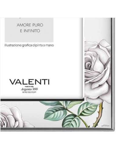 Marco de Fotos Rosas Esmalte a Color - Valenti 52112/5LBI