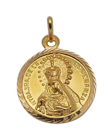 Medalla Virgen de la Esperanza   20 mm  3.20 grs.