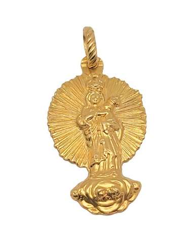 Medalla en Busto Virgen de Loreto 33x17mm