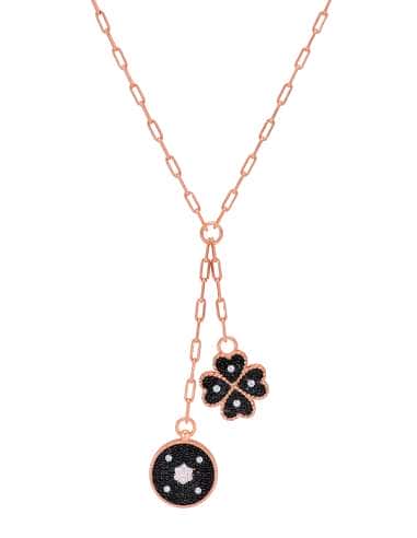 Collar para Mujer de Plata trébol y círculo - Marea D02807/AW