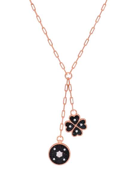Collar para Mujer de Plata trébol y círculo - Marea D02807/AW