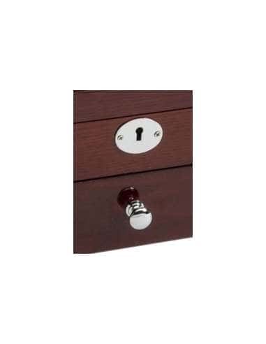 Joyero Alianzas y Flores para Boda con cajón con llave - Global Argenti - Global Argenti GA2037A