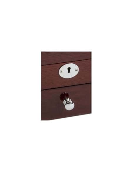 Joyero Alianzas y Flores para Boda con cajón con llave - Global Argenti - Global Argenti GA2037A