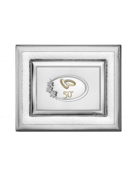 Marco Fotos o Placa Conmemorativa  50º Aniversario Flores - Eventi EV9056/13C (Personalizable)