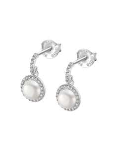 Pendientes para Mujer Pendientes en Plata de Ley  con Circonitas y Perla Cultivada - Lotus LP3480-4/1