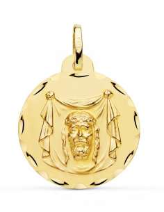 Medalla Santa Faz - Oro Amarillo 18k