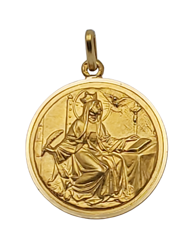 Medalla Santa Lucia   25mm 7.30 grms