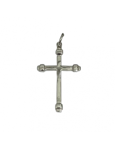 Colgante Unisex en forma de cruz plata de primera ley Hurjo
