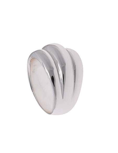 Anillo para Mujer formando relieves de plata de ley - Salvatore 259S0013/16