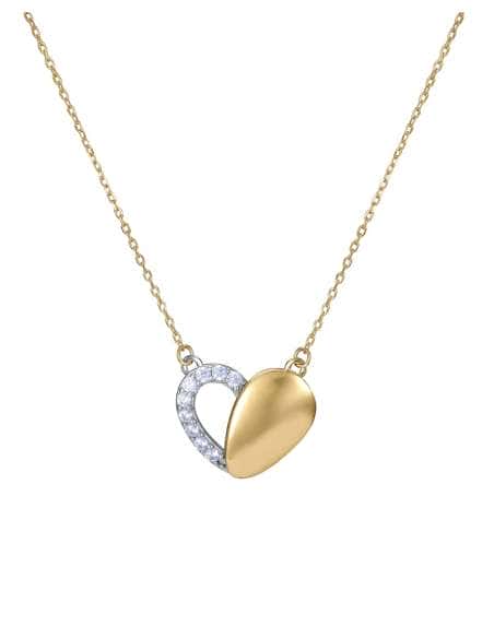 Collar para Mujer de Plata Corazón circonitas - Viceroy 13185C100-30