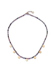 Collar para Mujer de Acero con piedras naturales y chapitas circulares - Viceroy  14078C09019