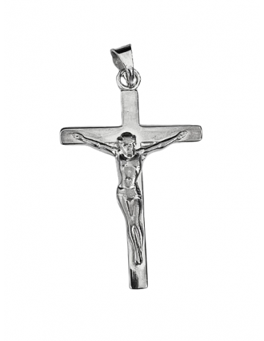 Colgante Cruz de plata con cristo ( 2.90 grms 22x36mm)
