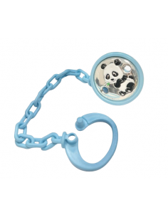 Pinza Infantil Chupete Oso Panda - Global Argenti 8369/C