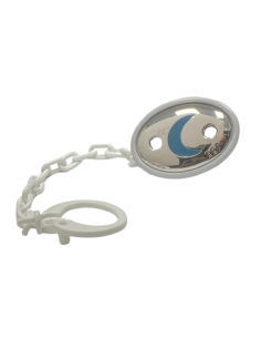 Pinza Infantil Chupete Luna Azul - Global 014ARP