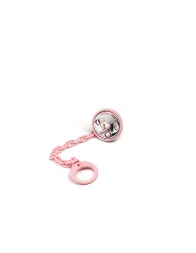 Pinza Infantil Chupete 'HOLA SOY' Rosa - Eventi EV3383/01R