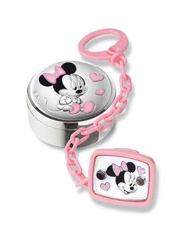 Pinza infantil  chupete y Caja para dientes Minnie Mouse -Disney D319 RA